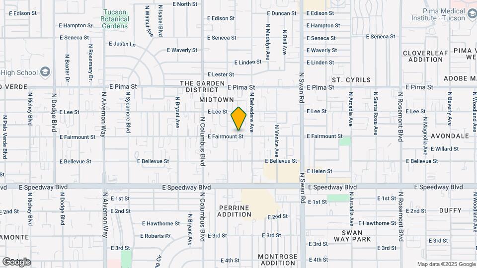 4423 E Fairmount St Map and Location Details