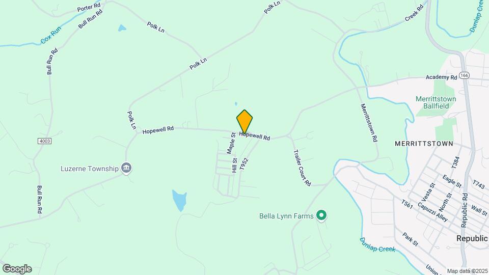 225 Hopewell Rd Map and Location Details