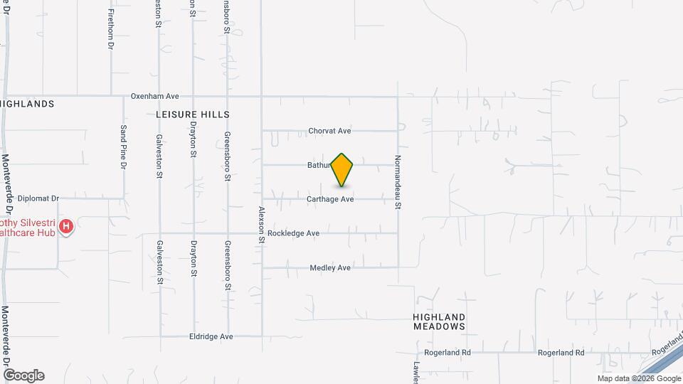 17719 Carthage Ave Map and Location Details