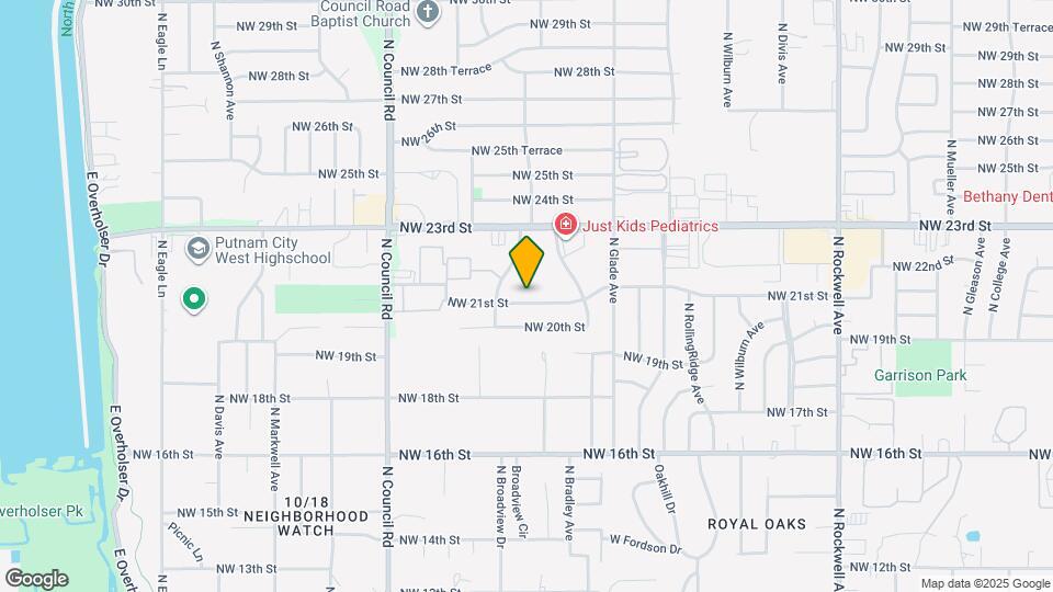 7709 NW 21st St Map and Location Details