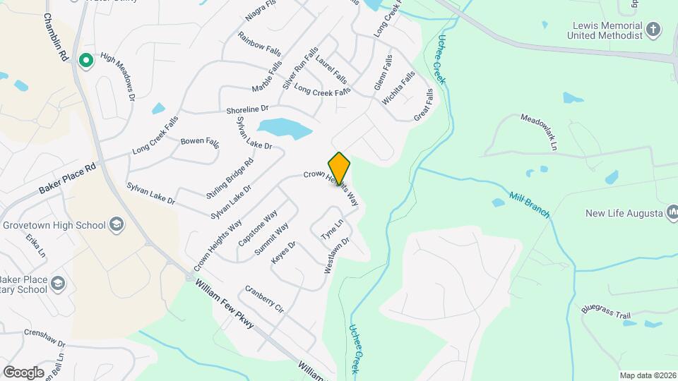 302 Crown Heights Way Map and Location Details