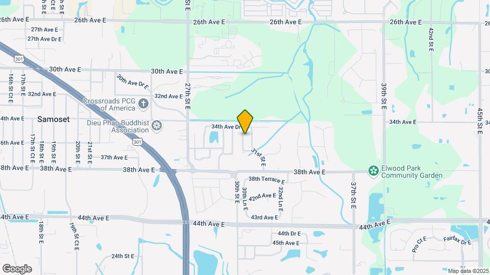 3415 30th Ln E Map and Location Details