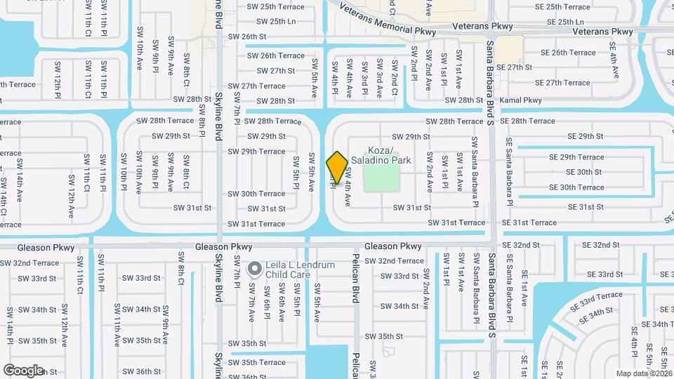 3013 SW 4th Pl Map and Location Details