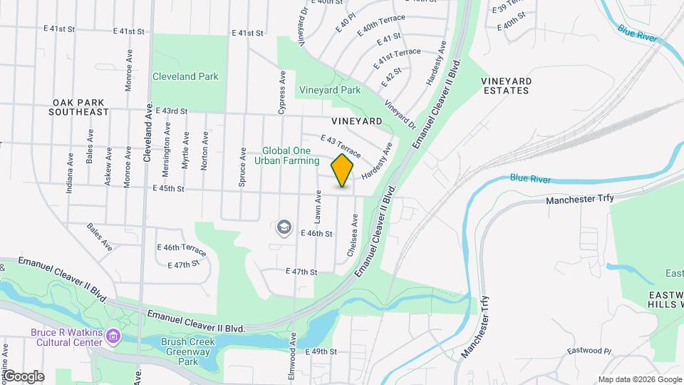 4806 E 45th St Mapa y Detalles de la Ubicación