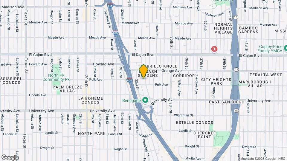 4128 Wabash Ave Map and Location Details