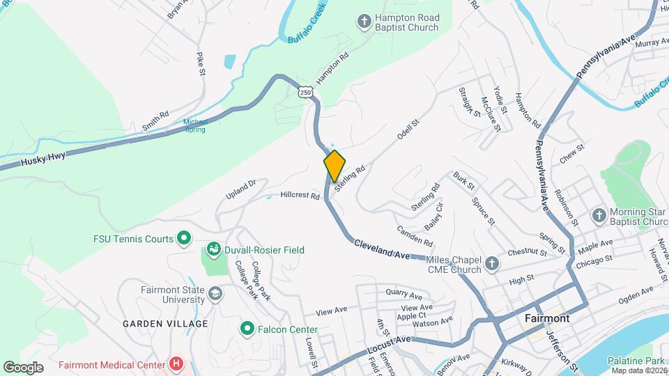 908 Cleveland Ave Map and Location Details