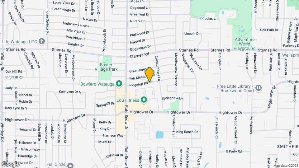 6752 Ridgetop Rd Map and Location Details