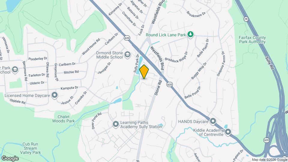 14632 Stone Crossing Ct Map and Location Details