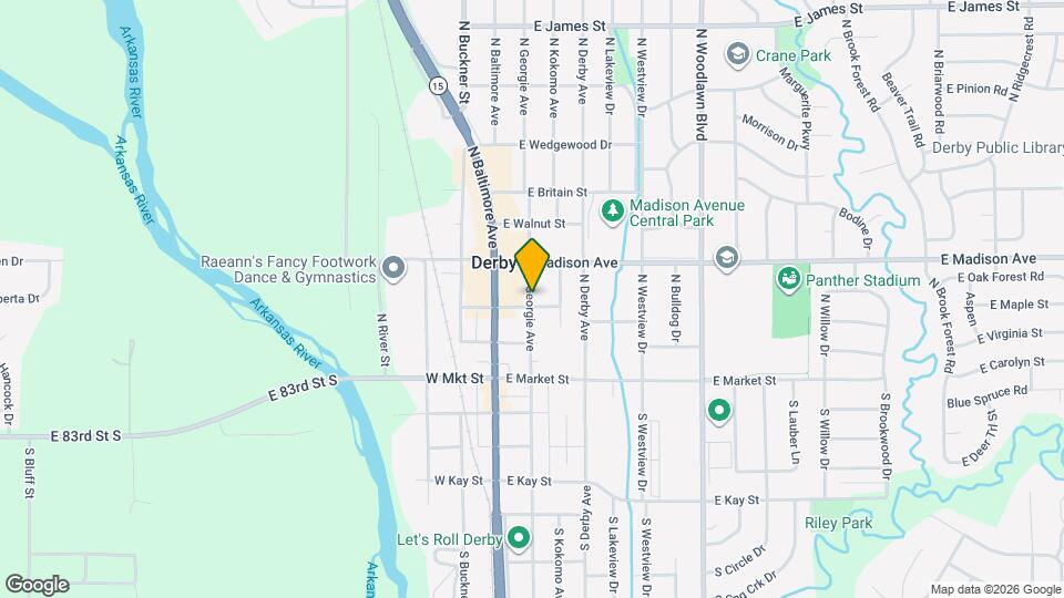 416 N Georgie Ave Map and Location Details