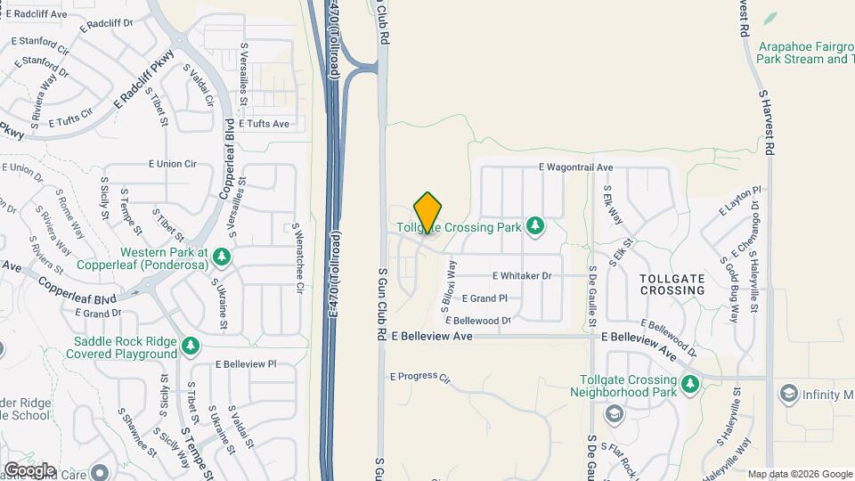 23463 E Chenango Pl Map and Location Details