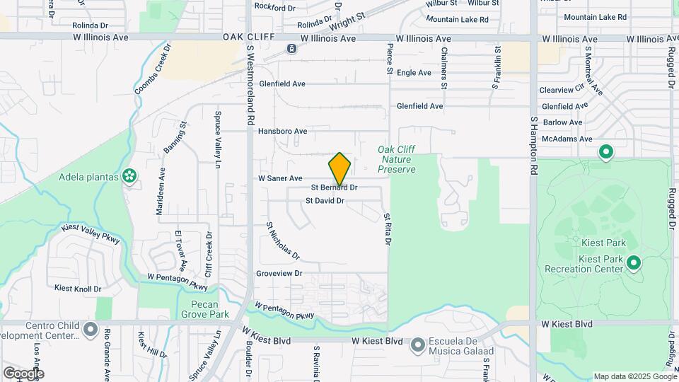 2864 St Bernard Dr Map and Location Details