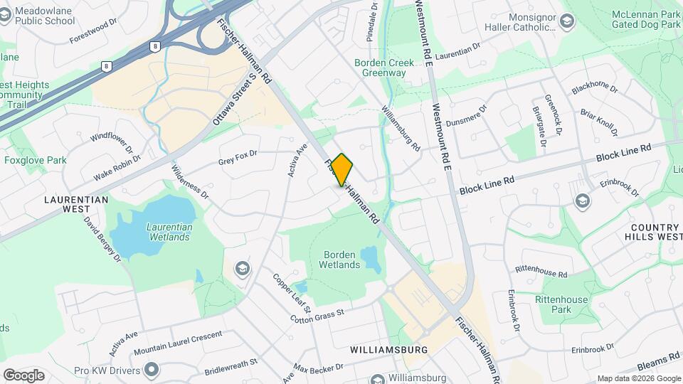 118 Bush Clover Crescent Map and Location Details