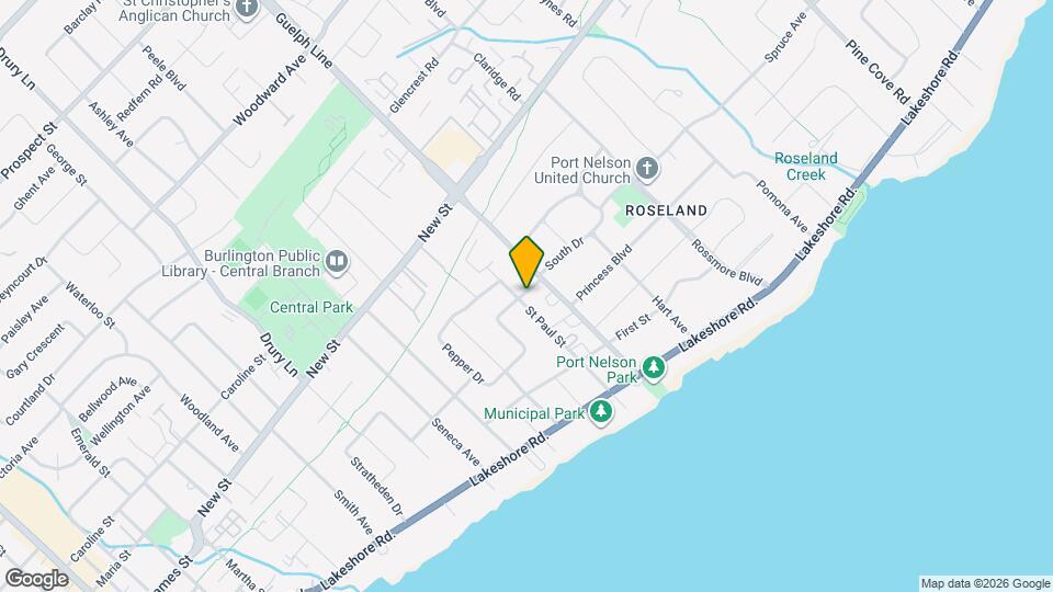 343 St Paul St Map and Location Details