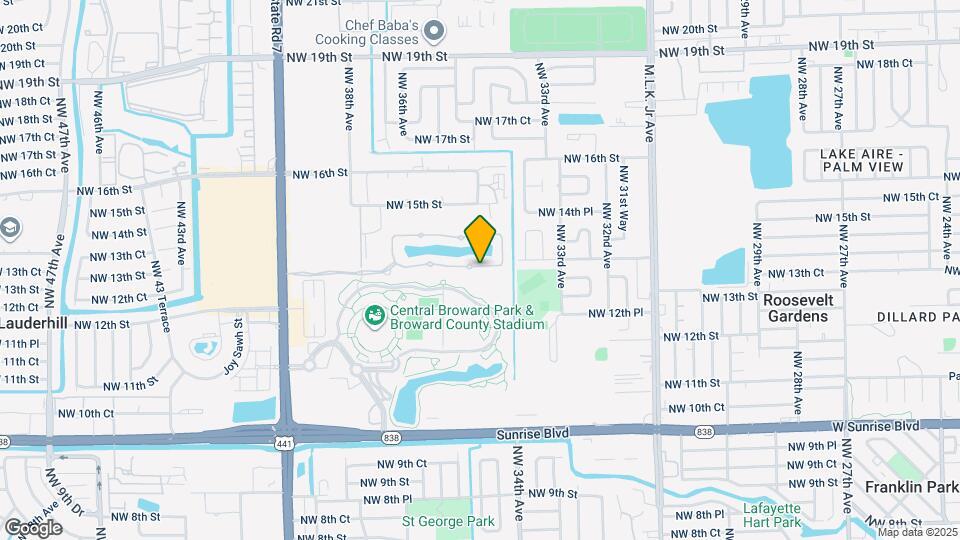 3442 NW 13th St Map and Location Details