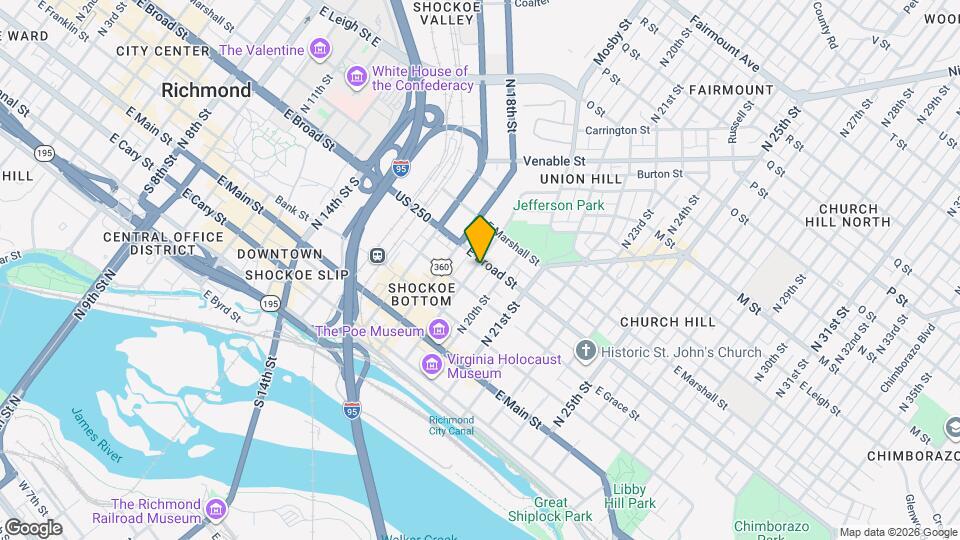 215 N 19th St, Unit 32 Map and Location Details