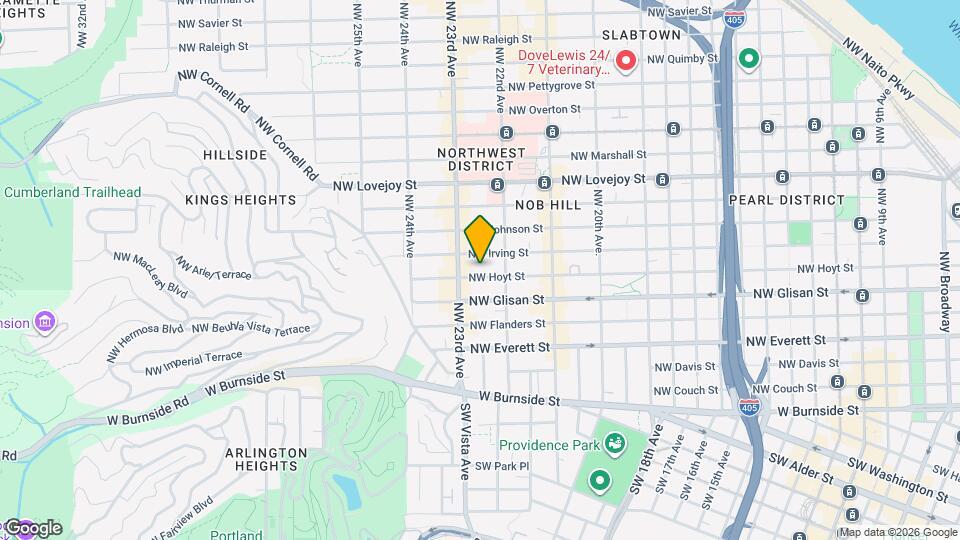 2251 NW Hoyt St Map and Location Details