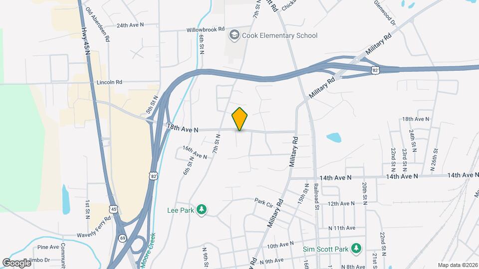 1711 Pleasant Ridge Cir Map and Location Details
