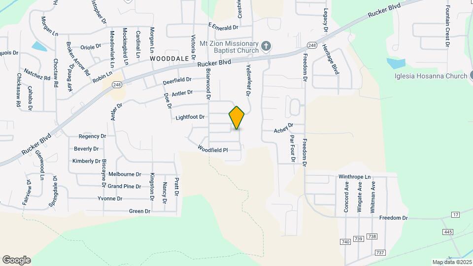 222 Candlebrook Dr Mapa y Detalles de la Ubicación