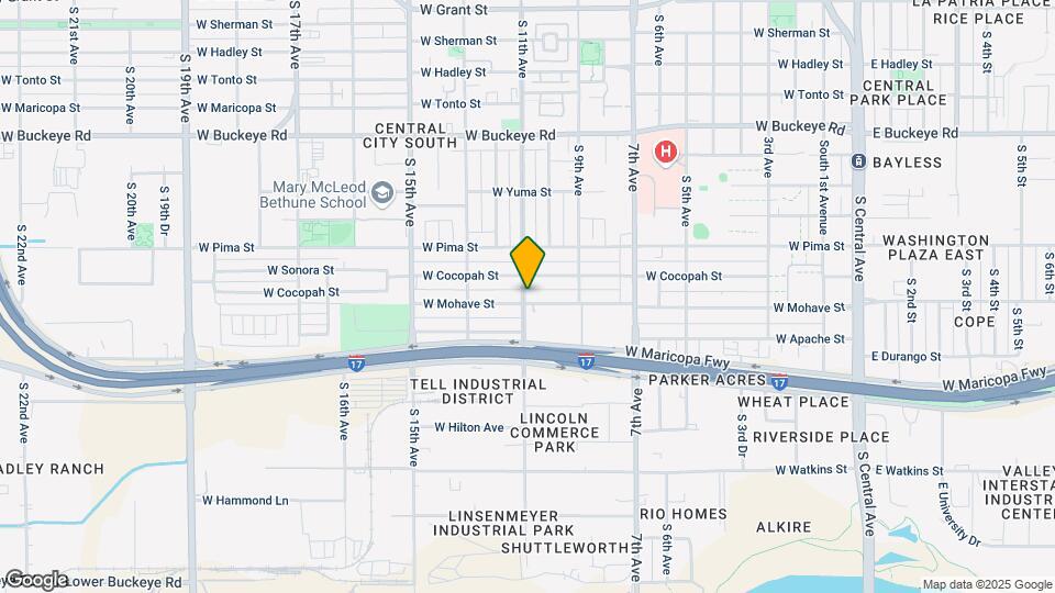 948-954 W Mohave St Mapa y Detalles de la Ubicación