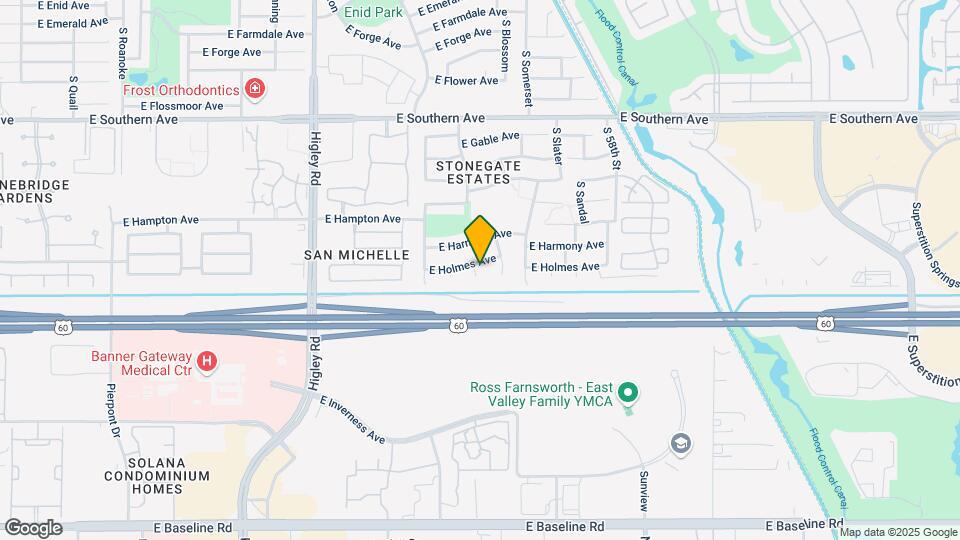 5505 E Holmes Ave Map and Location Details