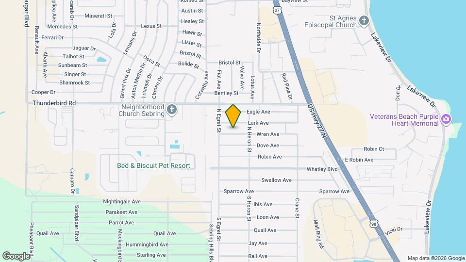 311 Wren Ave Map and Location Details