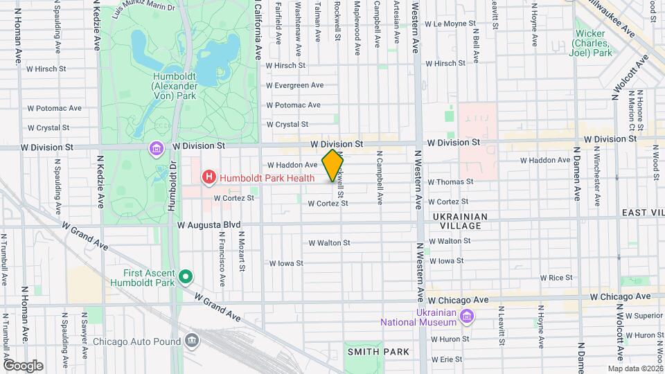 2609 W Thomas St, Unit R4 Map and Location Details