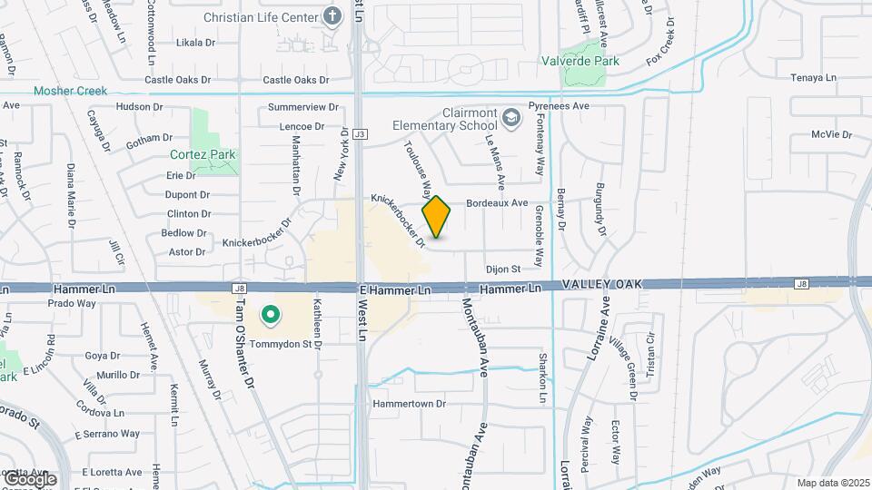 1657 Knickerbocker Dr Map and Location Details