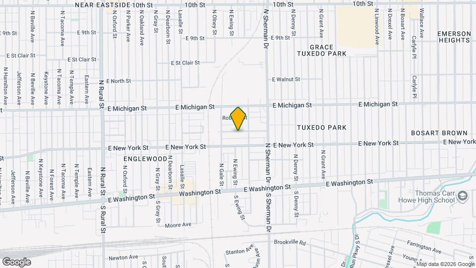 3611 E Vermont St Map and Location Details