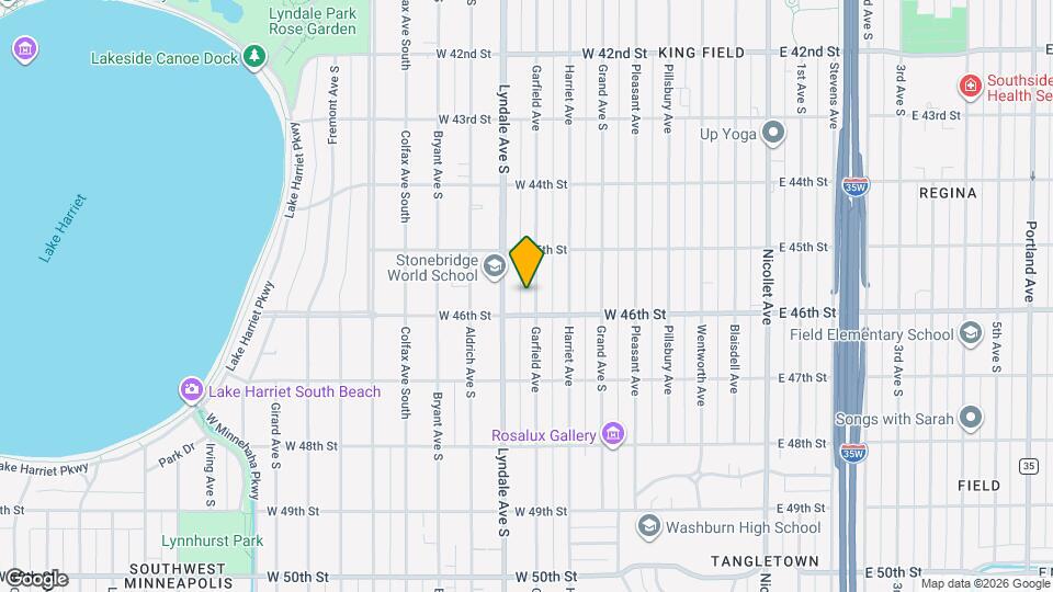 4540 Garfield Ave, Unit 1 AND 2 Mapa y Detalles de la Ubicación