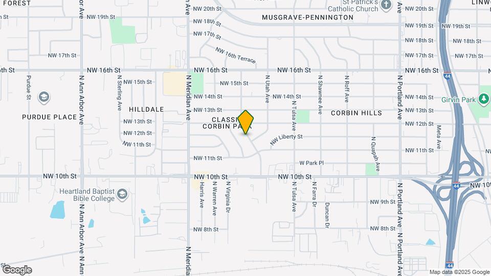 1225 N Vermont Ave Map and Location Details