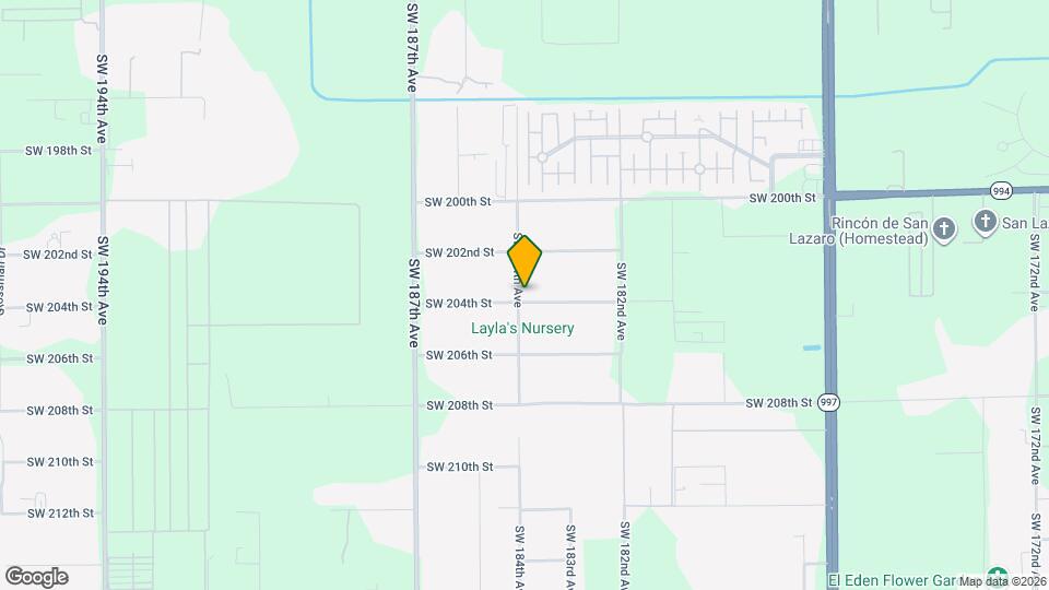 18391 SW 204th St Map and Location Details