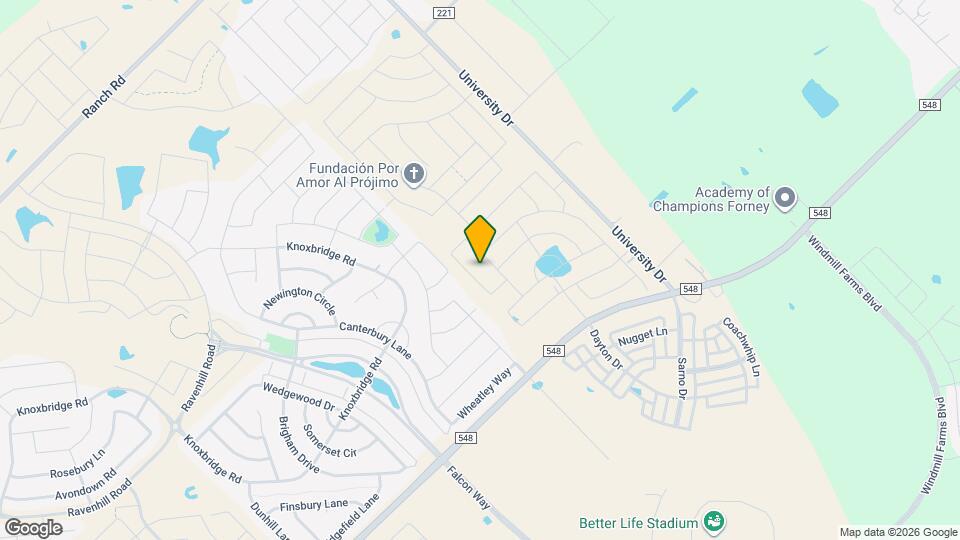 1916 Cherry Bark Ln Mapa y Detalles de la Ubicación