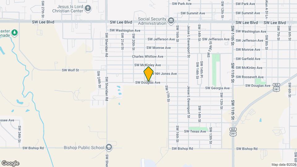 1812 SW Douglas Ave Map and Location Details