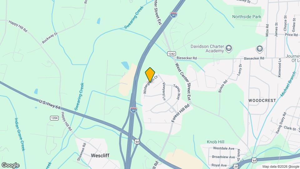 121 Wintergreen Ct Mapa y Detalles de la Ubicación