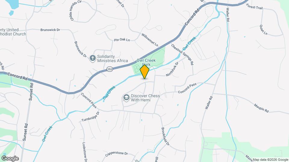 1249 Wheatley Forest Dr Mapa y Detalles de la Ubicación