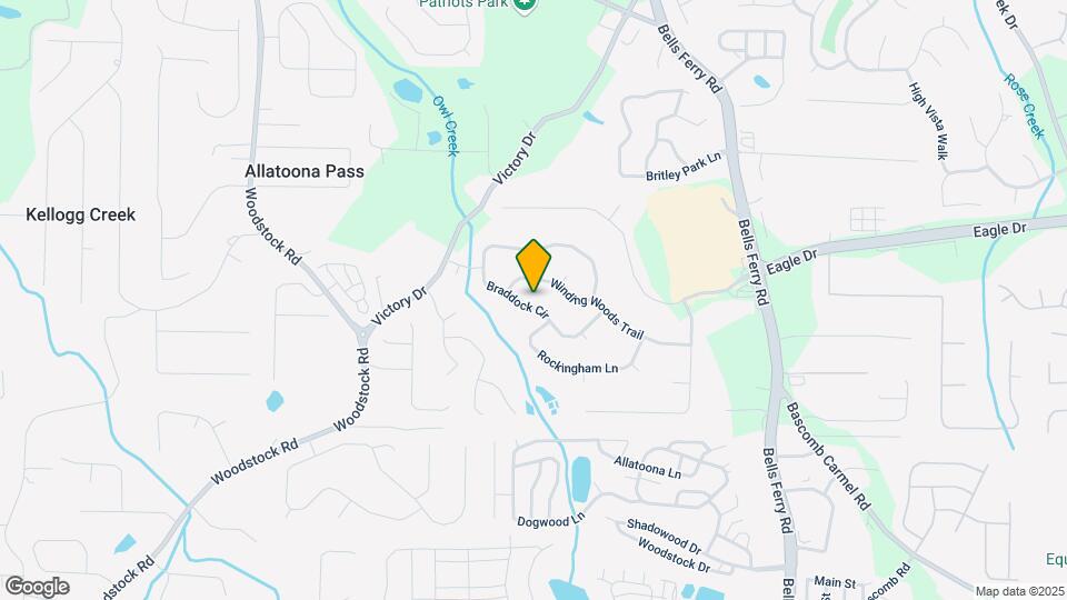 1020 Braddock Cir Map and Location Details
