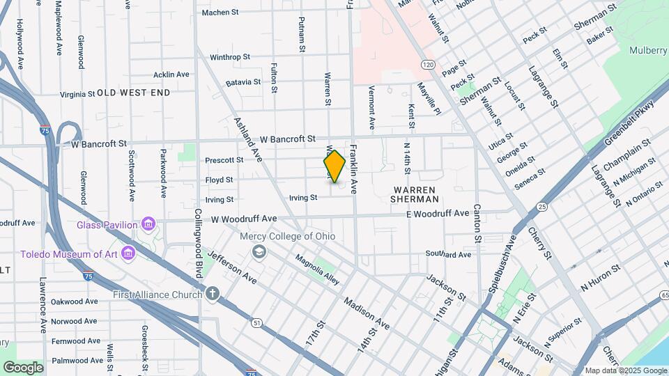 2038-2044 Warren St Mapa y Detalles de la Ubicación