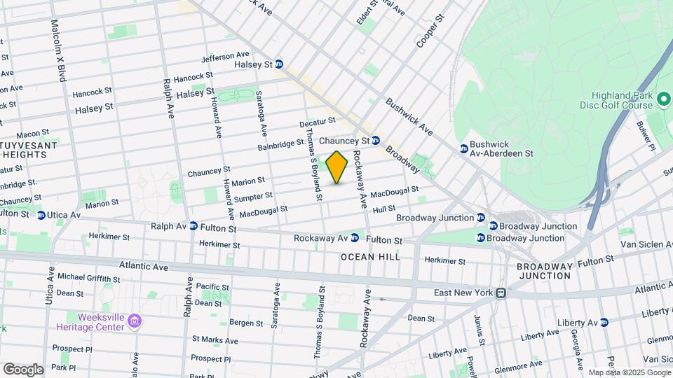 284 Sumpter St Mapa y Detalles de la Ubicación