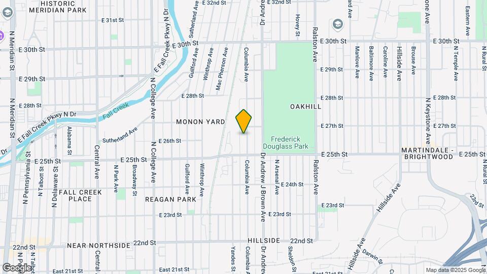2538 Columbia Ave Map and Location Details