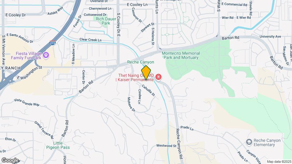 2255 Cahuilla St Map and Location Details