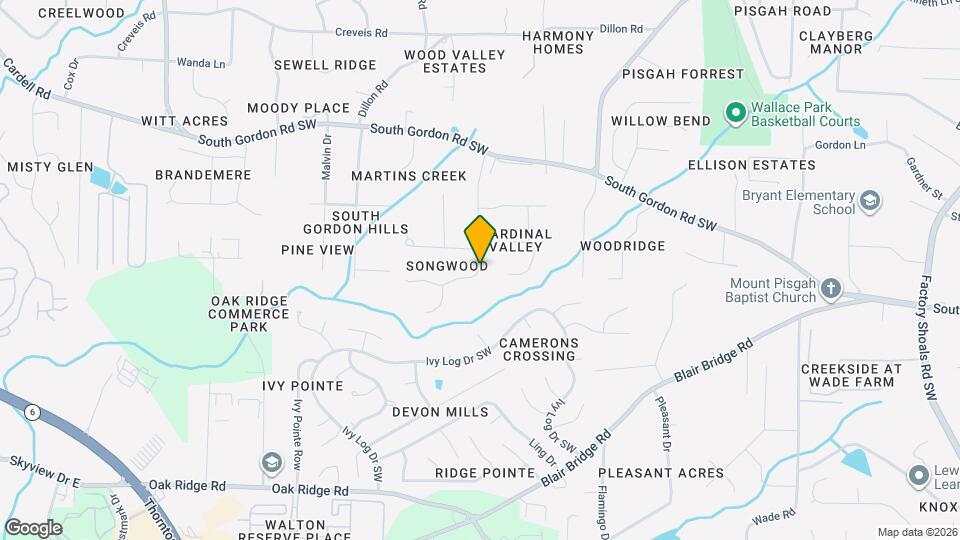 6713 Songwood Dr, Unit 154 Map and Location Details