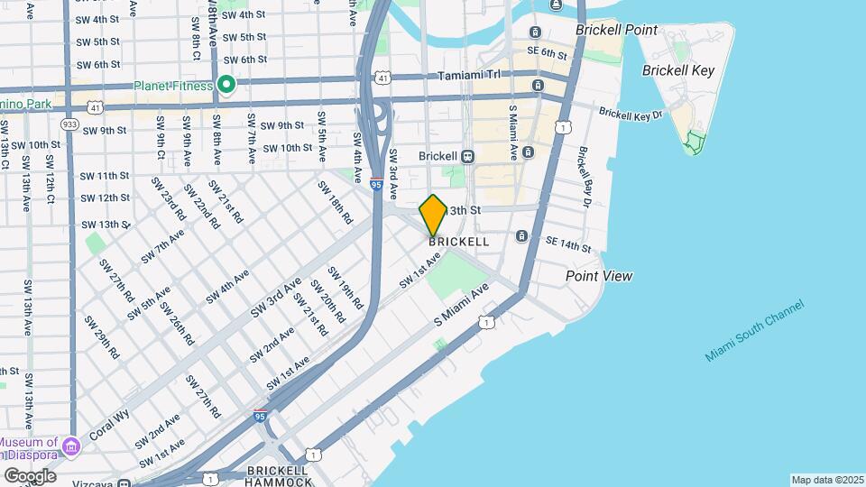 1501 SW 2nd Ave Map and Location Details