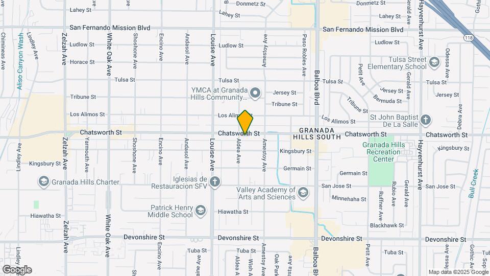 17178 Chatsworth St, Unit 4 Mapa y Detalles de la Ubicación