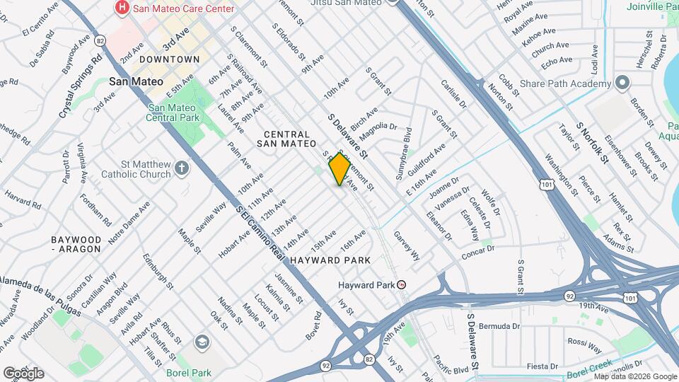 1317 S B St Map and Location Details