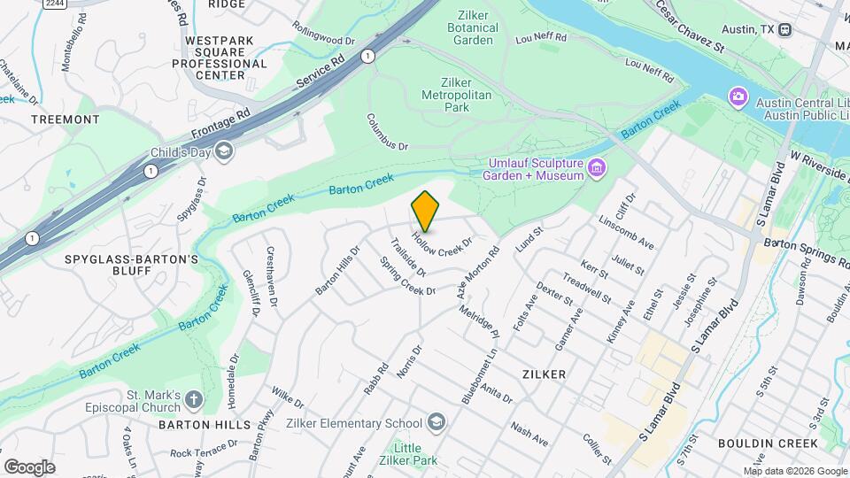 1212 Hollow Creek Dr Map and Location Details