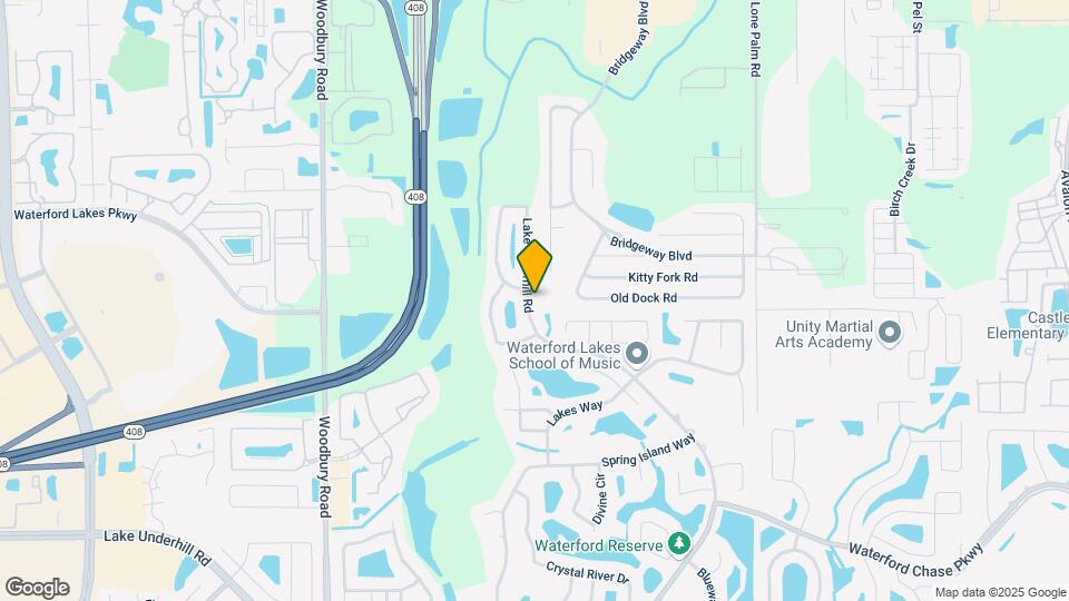 14344 Lake Underhill Rd Map and Location Details