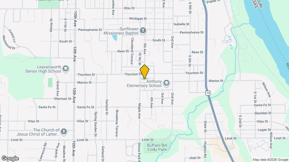 624 Marion St Mapa y Detalles de la Ubicación