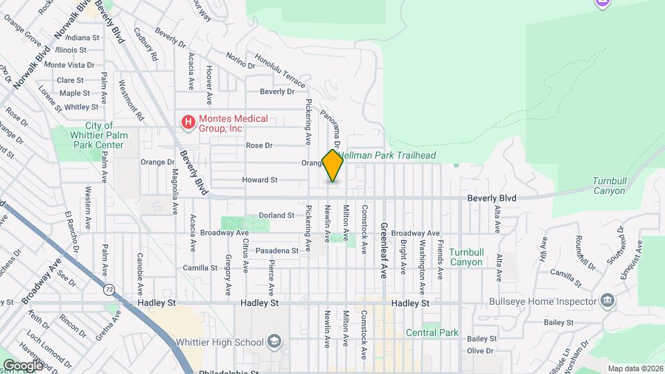 5842 Newlin Ave Map and Location Details