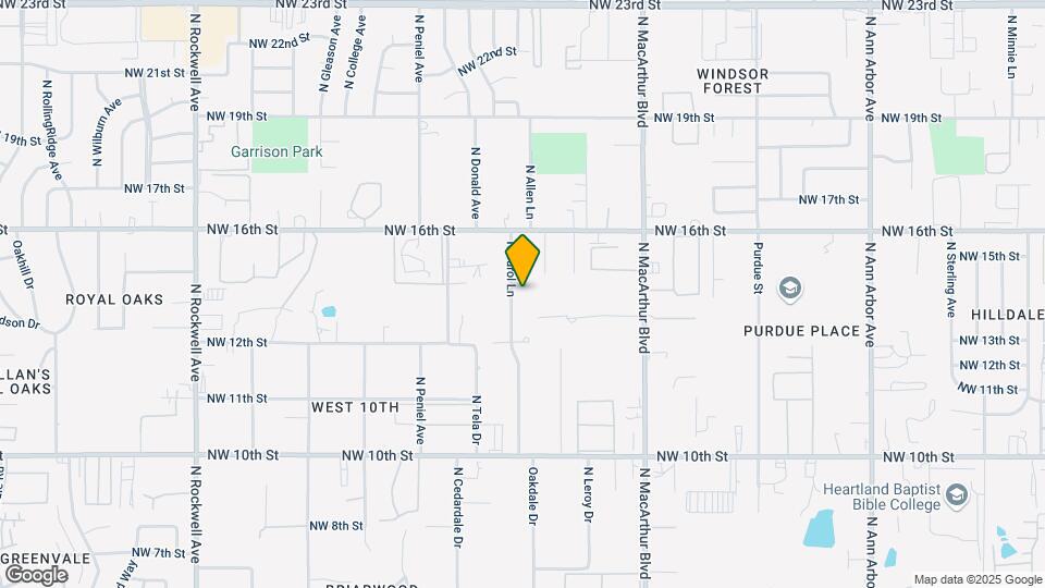 1430 N Carol Ln Map and Location Details