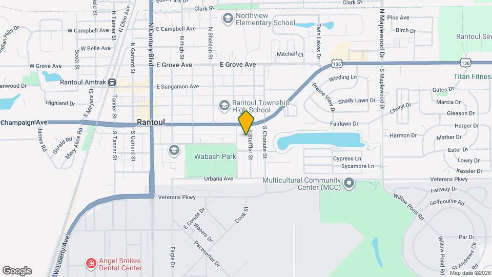 320 S Steffler St Map and Location Details